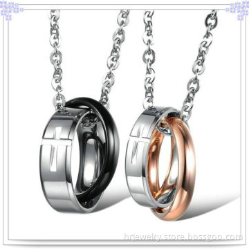 Couple Pendant Stainless Steel Jewelry Fashion Necklace (HR2012)